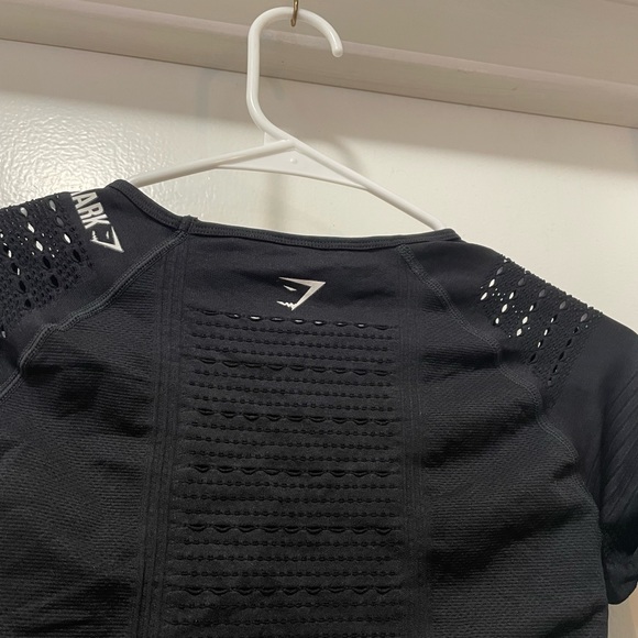 Gymshark Stretch Mesh Style Long Sleeve Workout Top - Picture 7 of 11